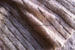 Polyester Fake Fur With Sequins 230 GR/M2