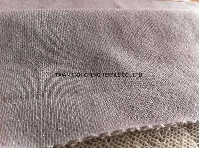Cotton/poly/metalic fleece 235 GR/M2