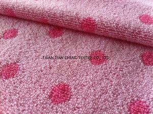 Cotton/poly jacquard knit terry 220 GR/M2