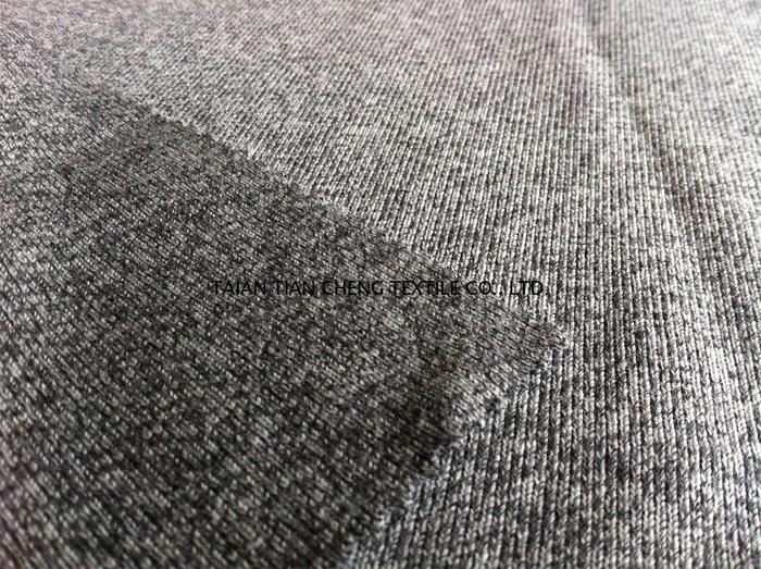 Cotton/poly melange 1*1 rib 420 GR/M2