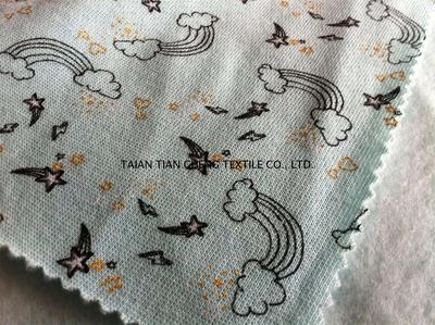 Poly/cotton printed fleece 255 GR/M2