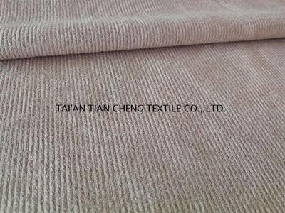 Polyester spandex stripe scuba suede 310 GR/M2