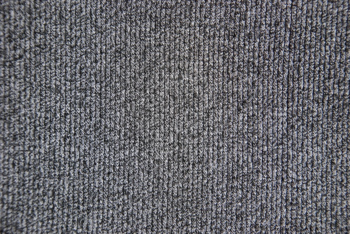CVC80/20 Pepper (Y/D) 2*2 Rib