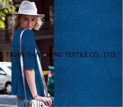 Rayon spandex slub jersey 125 GR/M2