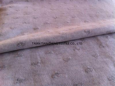 Poly/cotton jacquard interlock 145 GR/M2