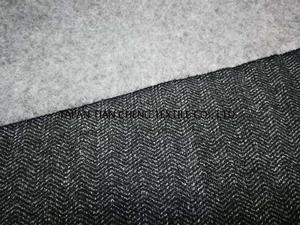 Polyester printed herringbone fleece 260 GR/M2