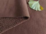 Polyester teddy sherpa with micro fleece back bonding 420-430 gsm