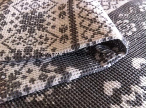 Cotton printed knit waffle 180 GR/M2