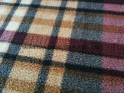 Polyester printed sherpa fleece 500 GR/M