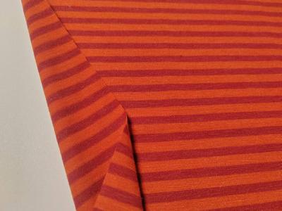 Polyester Lyocell Spandex Stripe Single Jersey